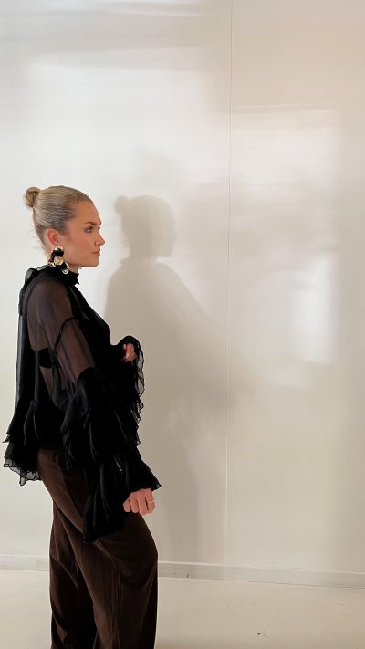 Isabeau Blouse Black - Afbeelding 2