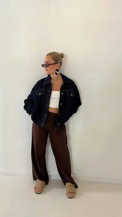 Zivi Linnen Pants Brown - Afbeelding 6