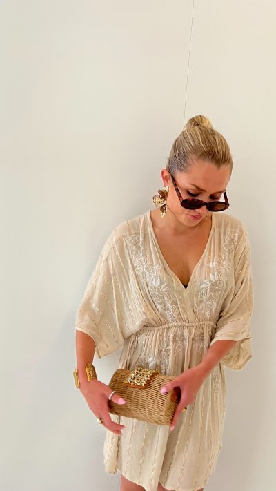 Short Dress Diva Florina Sand - Afbeelding 4
