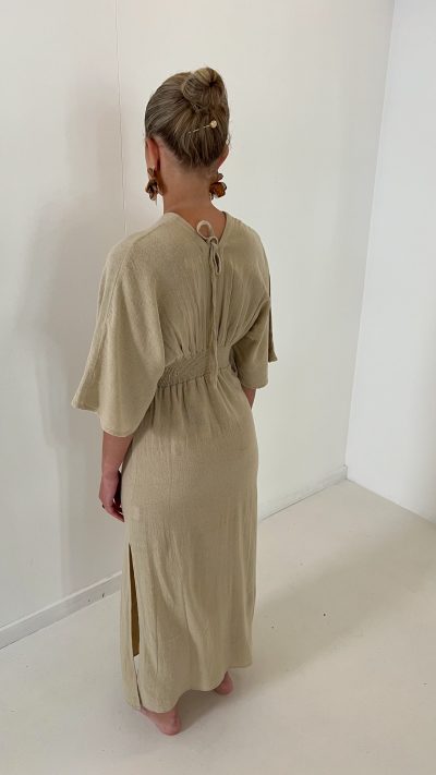 Maxidress Calido Encanta Sand - Afbeelding 4