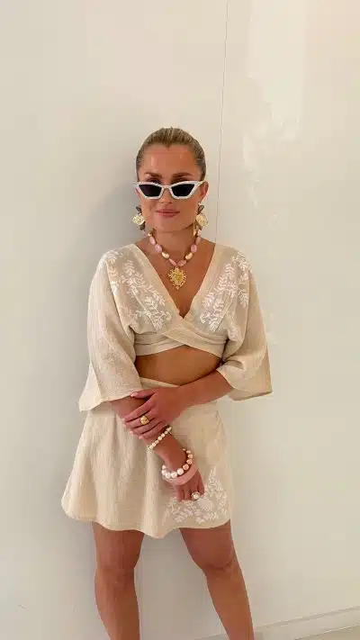 Skort Puro Encanto Ecru - Afbeelding 3