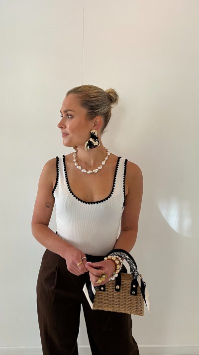 Nura Body White Black Detail - Afbeelding 3