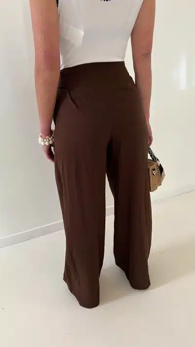 Zivi Linnen Pants Brown - Afbeelding 3