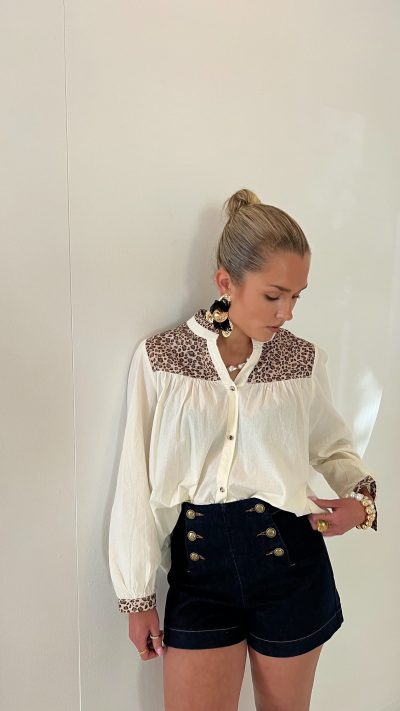 Mila Leopard Blouse - Afbeelding 3