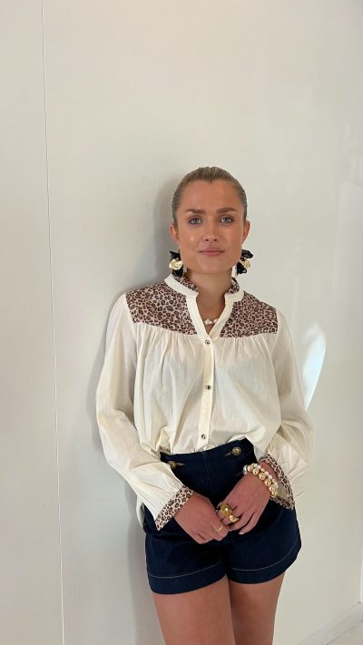 Mila Leopard Blouse