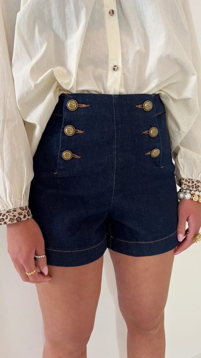 Levy Short Gold Buttons