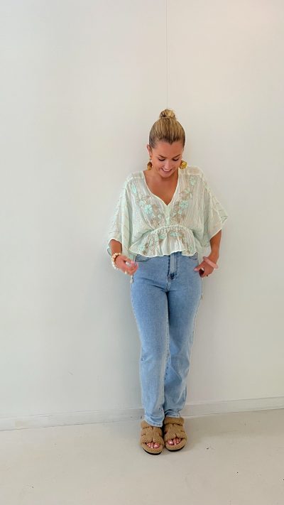 Top Emilia Florina Mint - Afbeelding 5