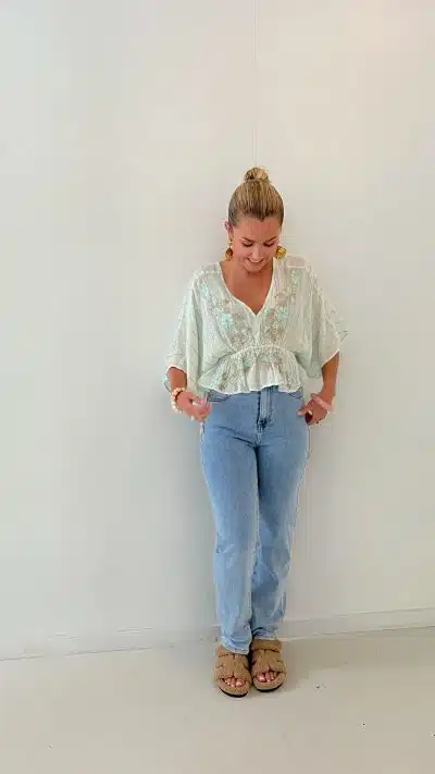 Top Emilia Florina Mint - Afbeelding 5