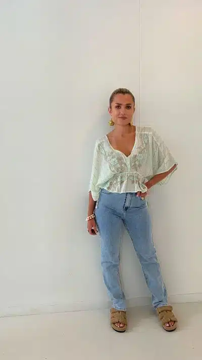 Top Emilia Florina Mint - Afbeelding 2