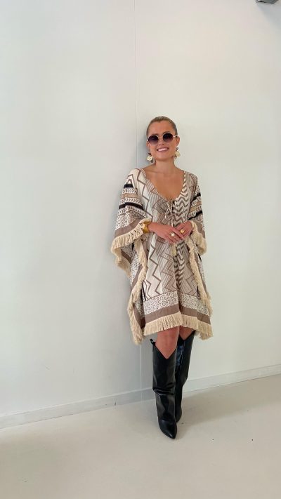 Short Kaftan Impresion Aztec - Afbeelding 2