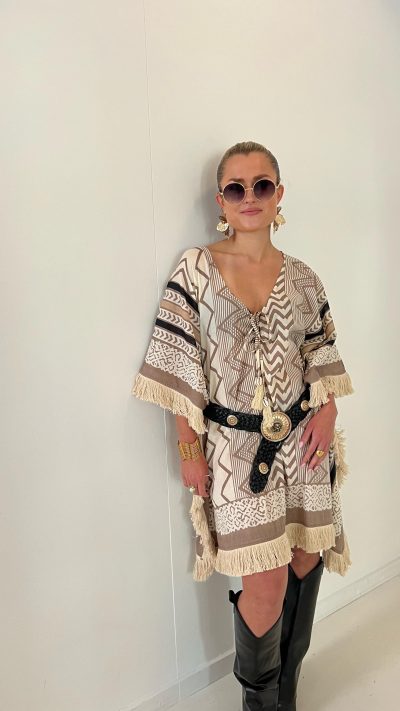 Short Kaftan Impresion Aztec - Afbeelding 3