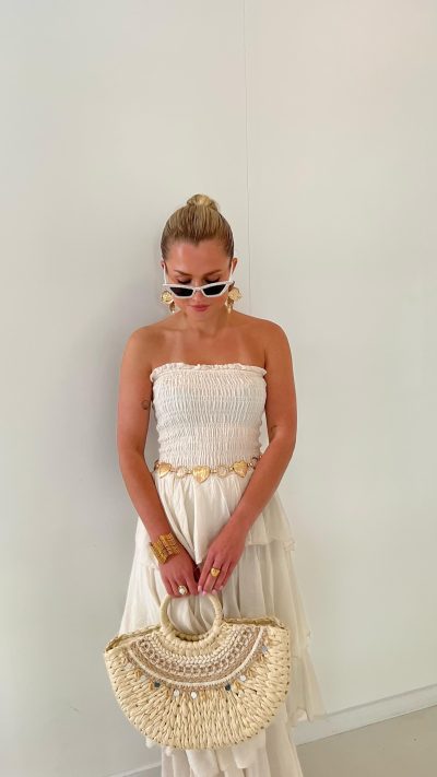 Febe Dress Beige - Afbeelding 4