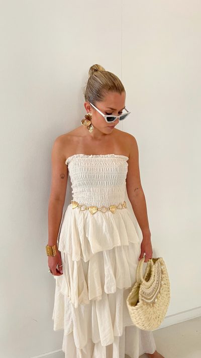 Febe Dress Beige - Afbeelding 7