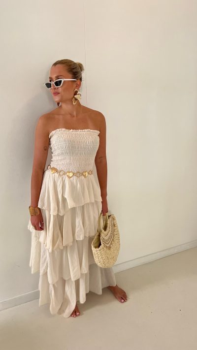 Febe Dress Beige - Afbeelding 2