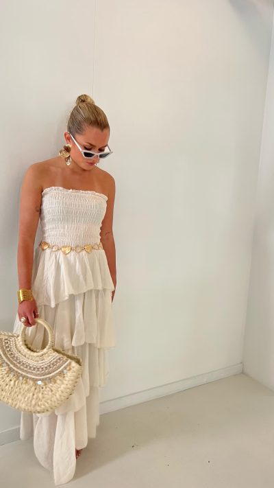 Febe Dress Beige - Afbeelding 5