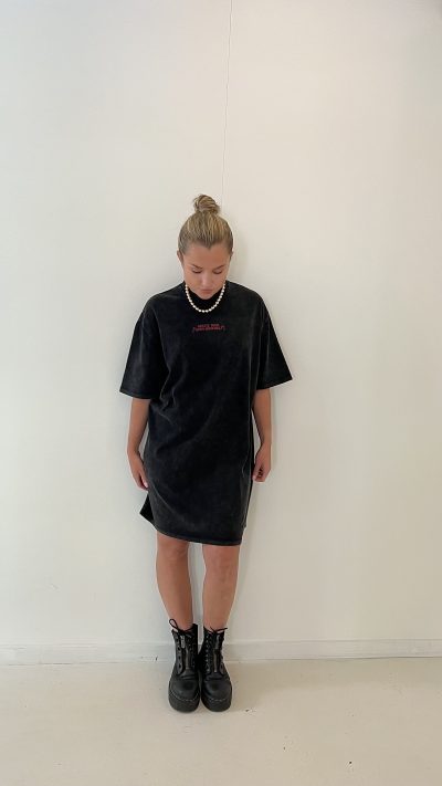 Lofty Manner T-shirt Dress Roxy Black - Afbeelding 3