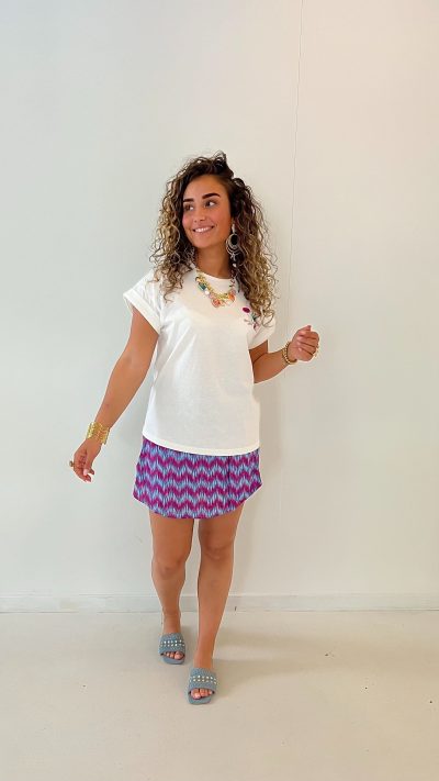 Lofty Manner T-shirt Aurora White - Afbeelding 4