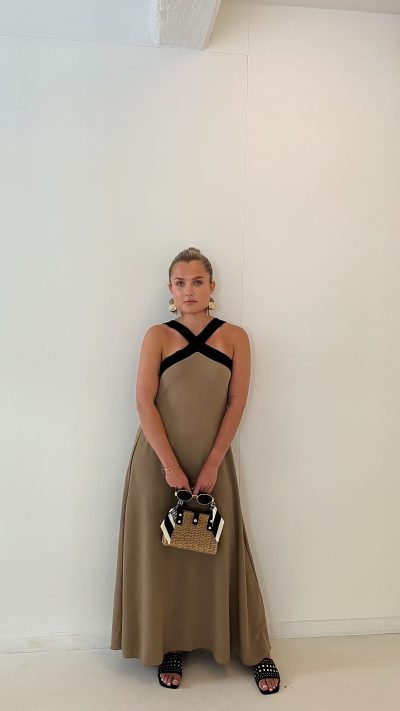 Martine Dress Coffee