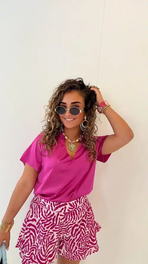 Alternative view of Lofty Manner Blouse Mayra Pink