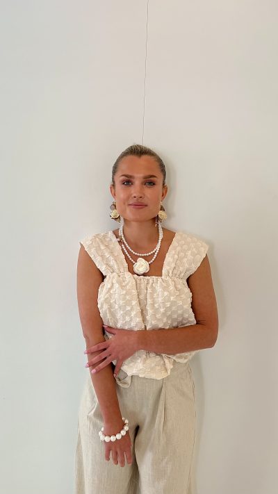 Dewy Top Beige - Afbeelding 6