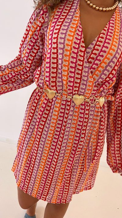 Lofty Manner Dress Demi Multi Color - Afbeelding 6