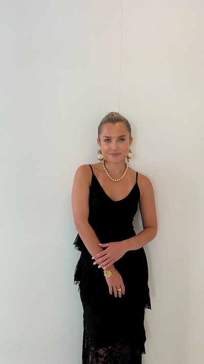 Lora Lace Dress Black - Afbeelding 2