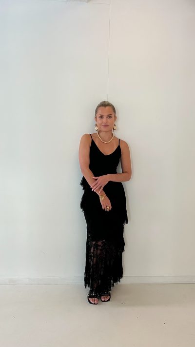 Lora Lace Dress Black