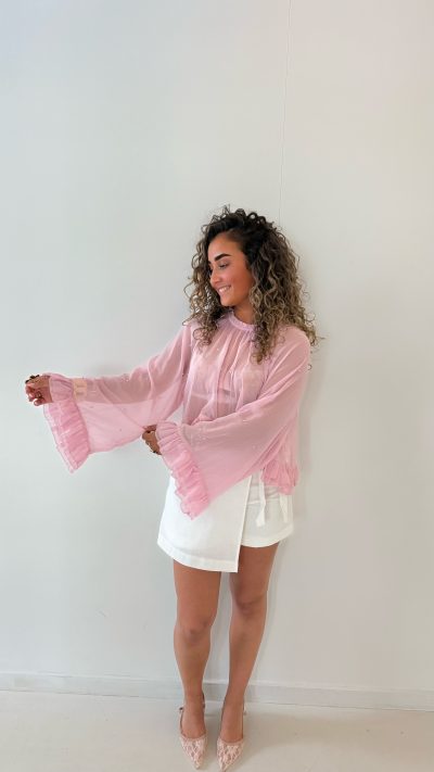 Pearl Blouse Pink - Afbeelding 3