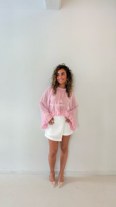 Pearl Blouse Pink - Afbeelding 4