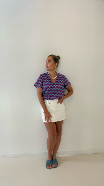 Jeans Skirt Offwhite - Afbeelding 5