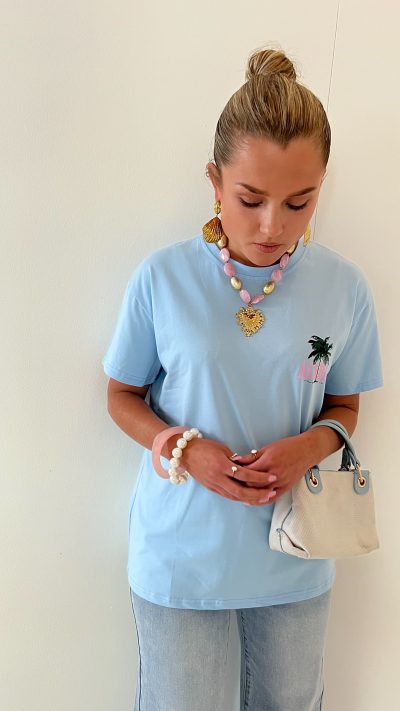 Aloha Shirt Blue Pink - Afbeelding 3