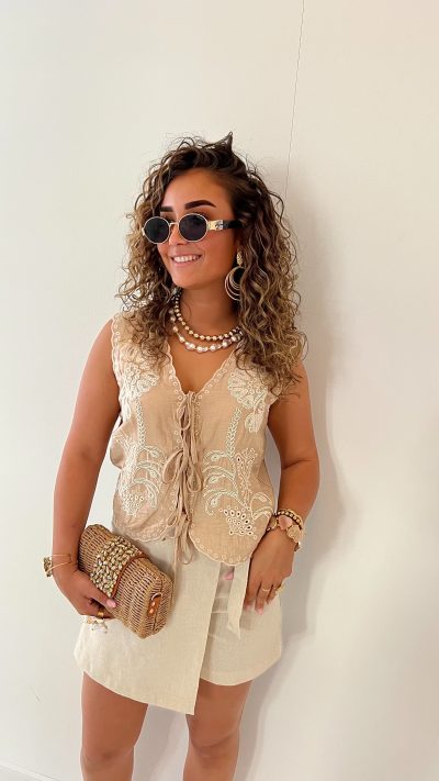 Katy Top Beige - Afbeelding 5