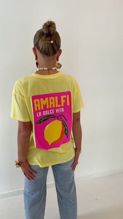 La Dolce Vita Shirt Yellow - Afbeelding 2