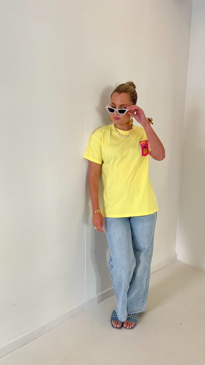 La Dolce Vita Shirt Yellow - Afbeelding 4