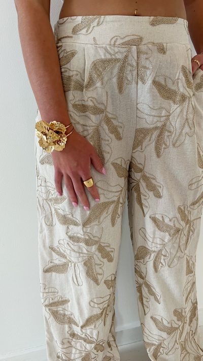 Lovia Pants Gold Beige - Afbeelding 4