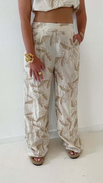 Lovia Pants Gold Beige - Afbeelding 2