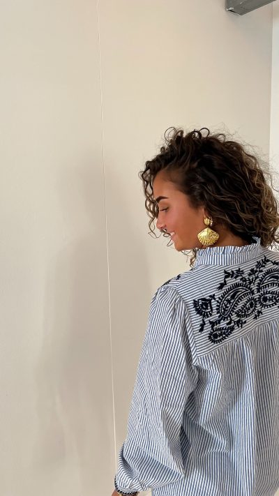 Joia Stripe Blouse - Afbeelding 5