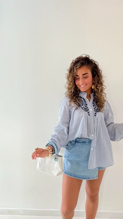 Joia Stripe Blouse