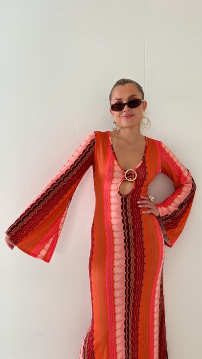 Demi Colourful Dress - Afbeelding 4