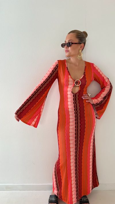 Demi Colourful Dress - Afbeelding 2