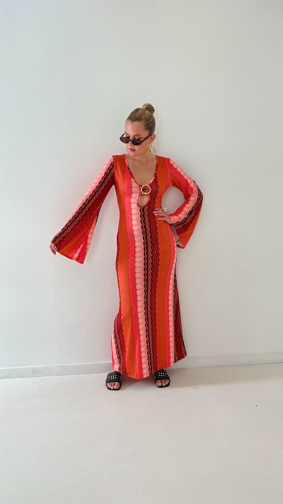 Demi Colourful Dress - Afbeelding 3