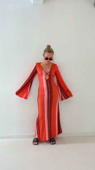 Demi Colourful Dress - Afbeelding 5