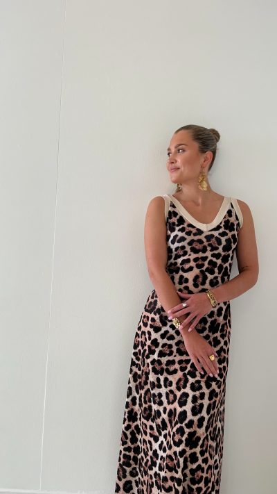 Lori Dress Leo Beige