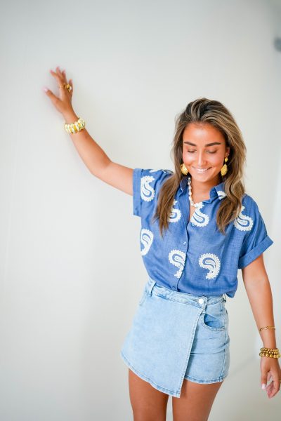 Celia Blouse Blue