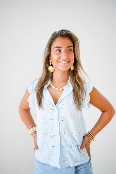 Riley Top Blue - Afbeelding 2