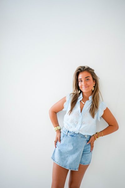 Riley Top Blue - Afbeelding 5