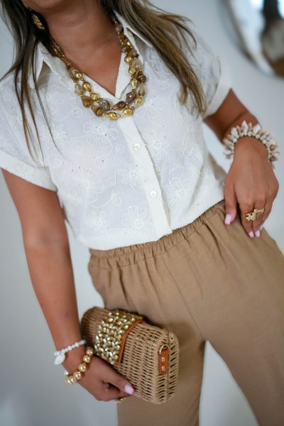 Diede Blouse Creme - Afbeelding 5
