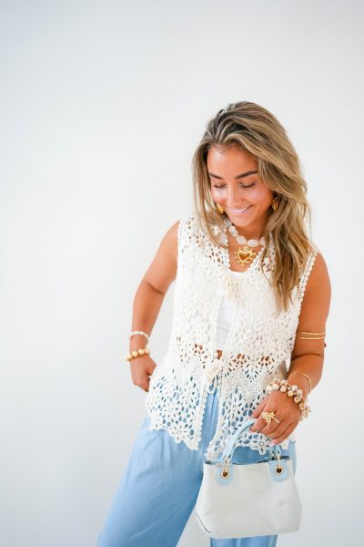Tiara Crochet Top Creme - Afbeelding 4