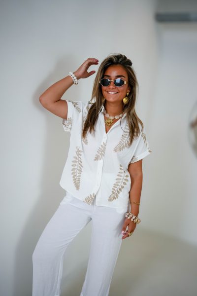 Alexa Blouse Golden Print - Afbeelding 2