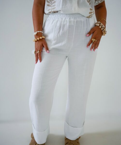 Alternative view of Pia Pants White